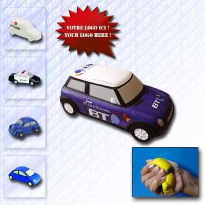 Balle anti-stress design automobile