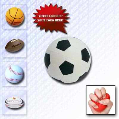 Balle anti-stress design ballon de sport